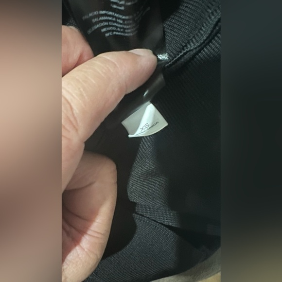 Bebe Black Dress with Floral Sheer on top - Picture 6 of 7